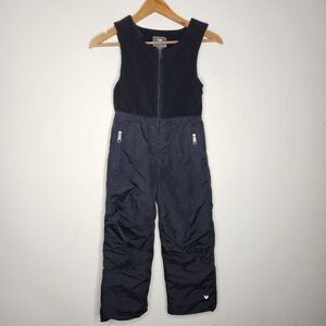 White Sierra Big Kids Small Black Snow Bib Overalls Snowsuit